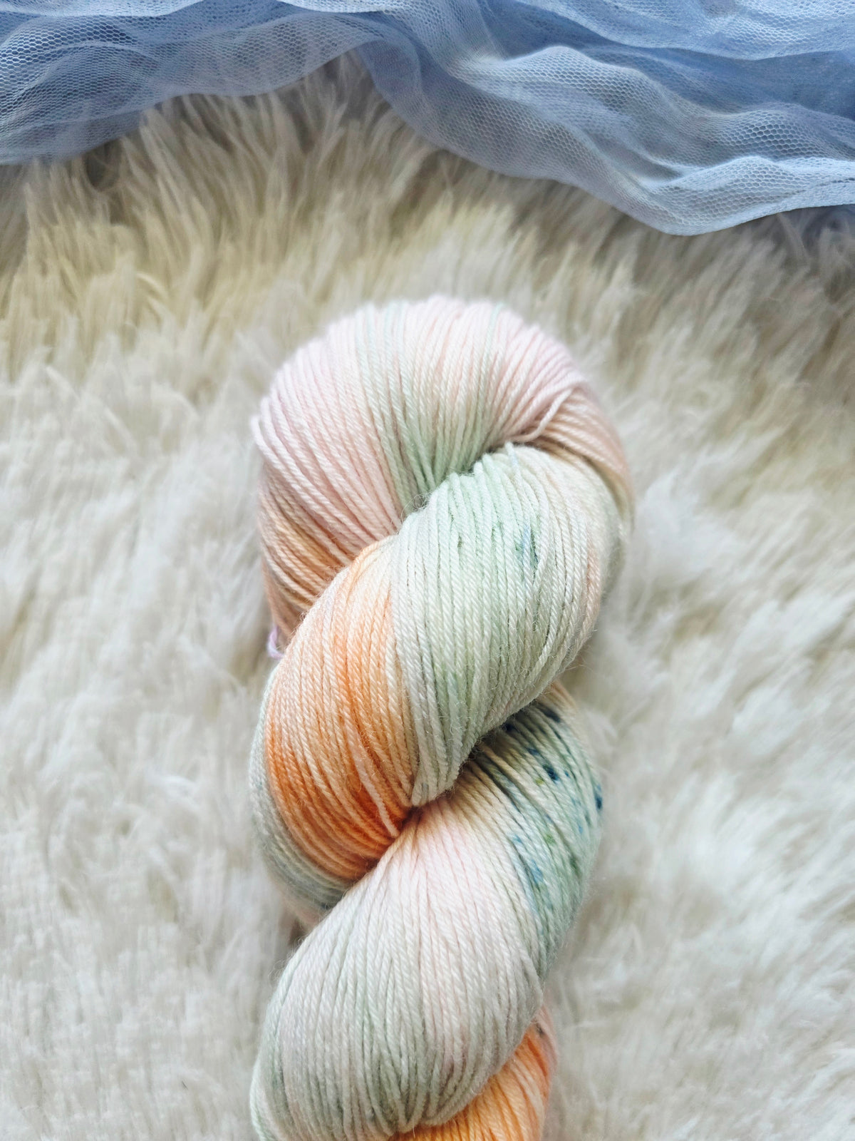 Heirloom Pumpkins BFL Sock Yarn Wooly Owl Fibers