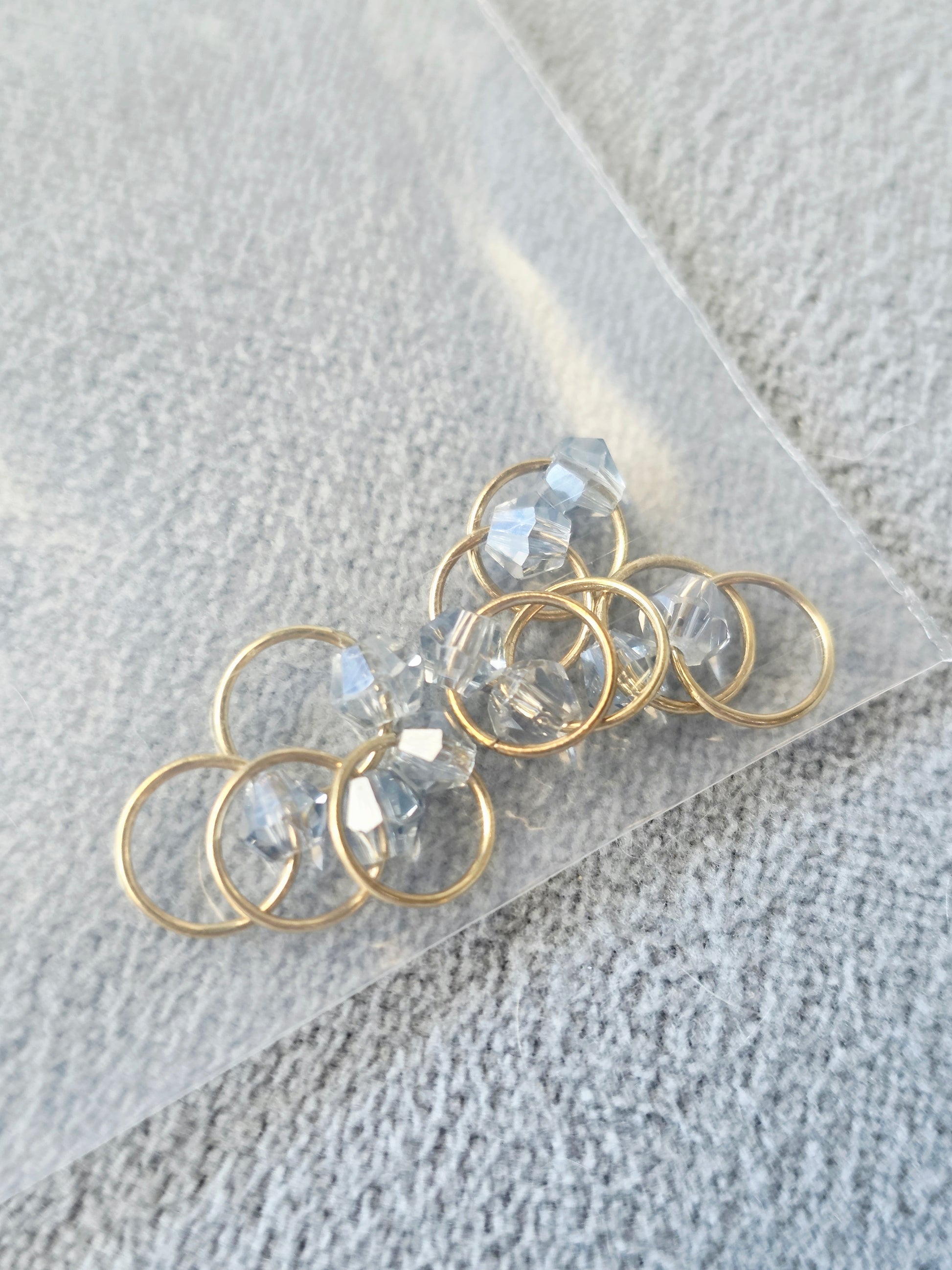 Wooly Owl Fibers Themed Stitch Markers (set of 10) Wooly Owl Fibers