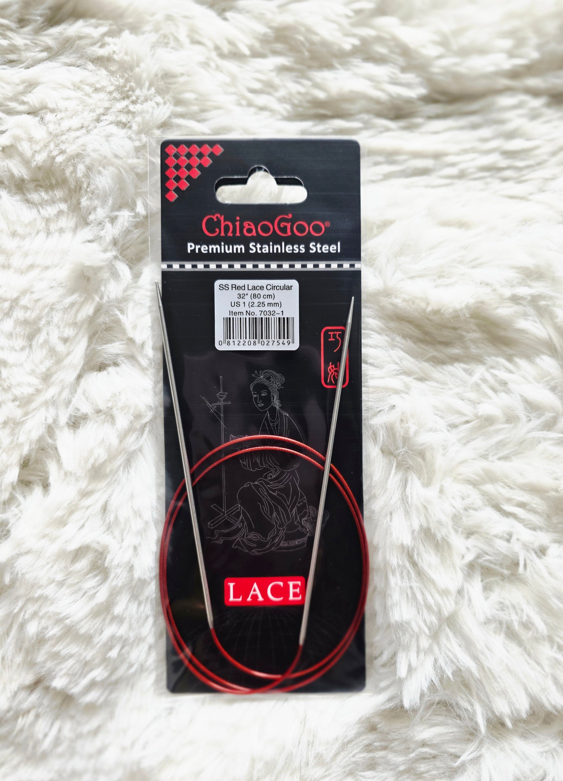 RED Lace™ SS Circulars - 32" (80 cm) - US 1 - 2.25mm Wooly Owl Fibers