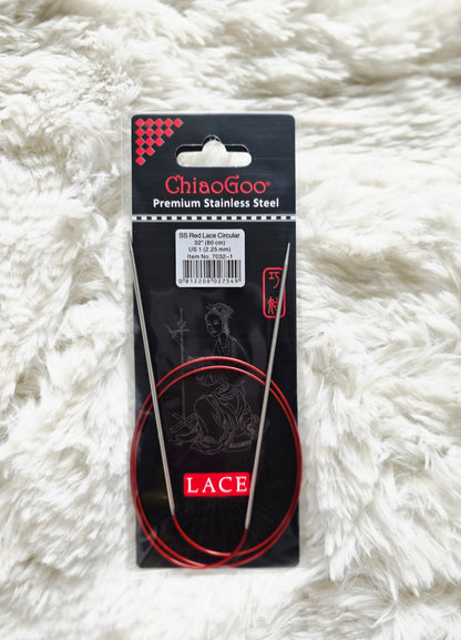 RED Lace™ SS Circulars - 32" (80 cm) - US 1 - 2.25mm Wooly Owl Fibers
