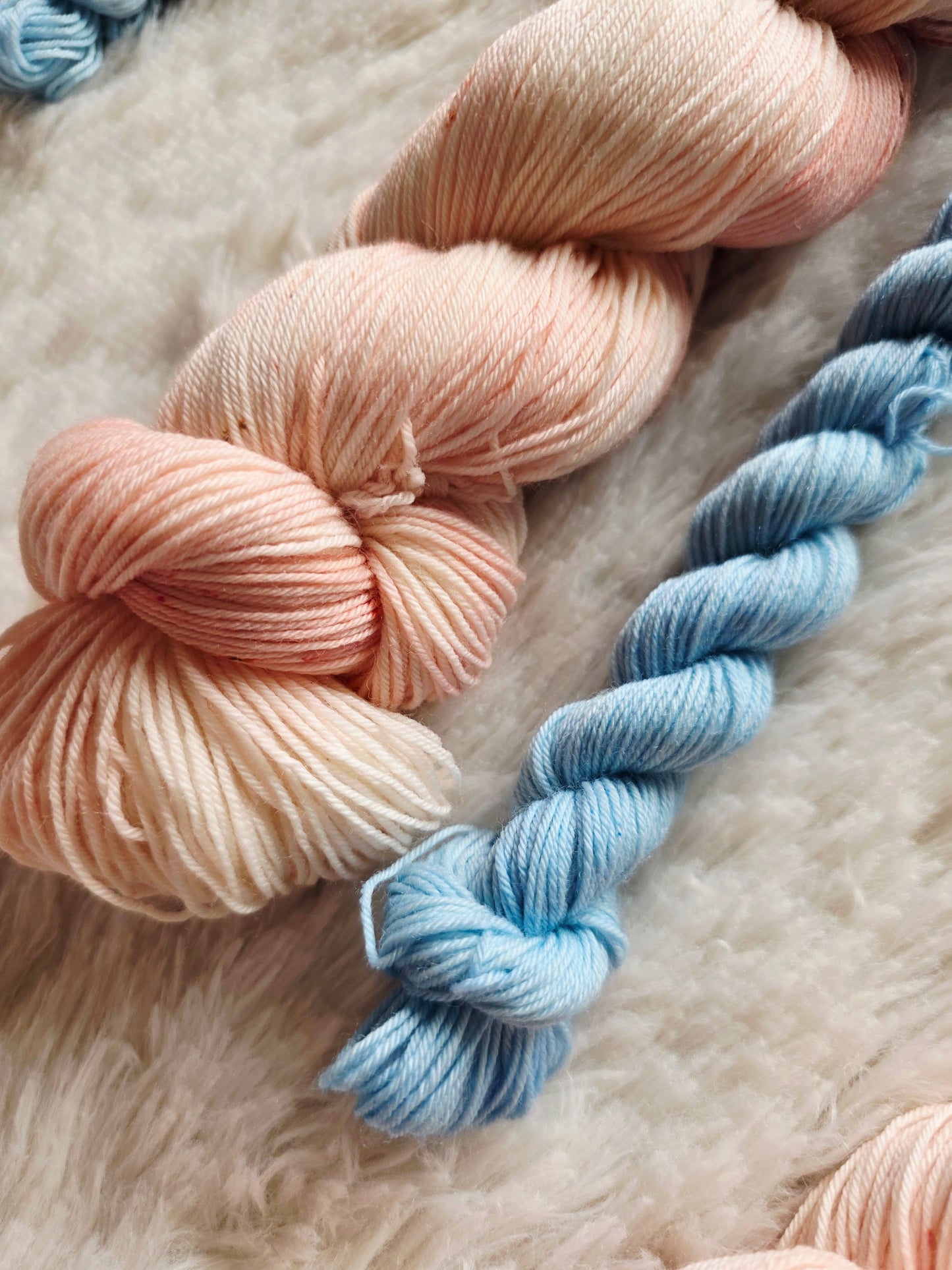 Peach Stand Sock Kit Wooly Owl Fibers
