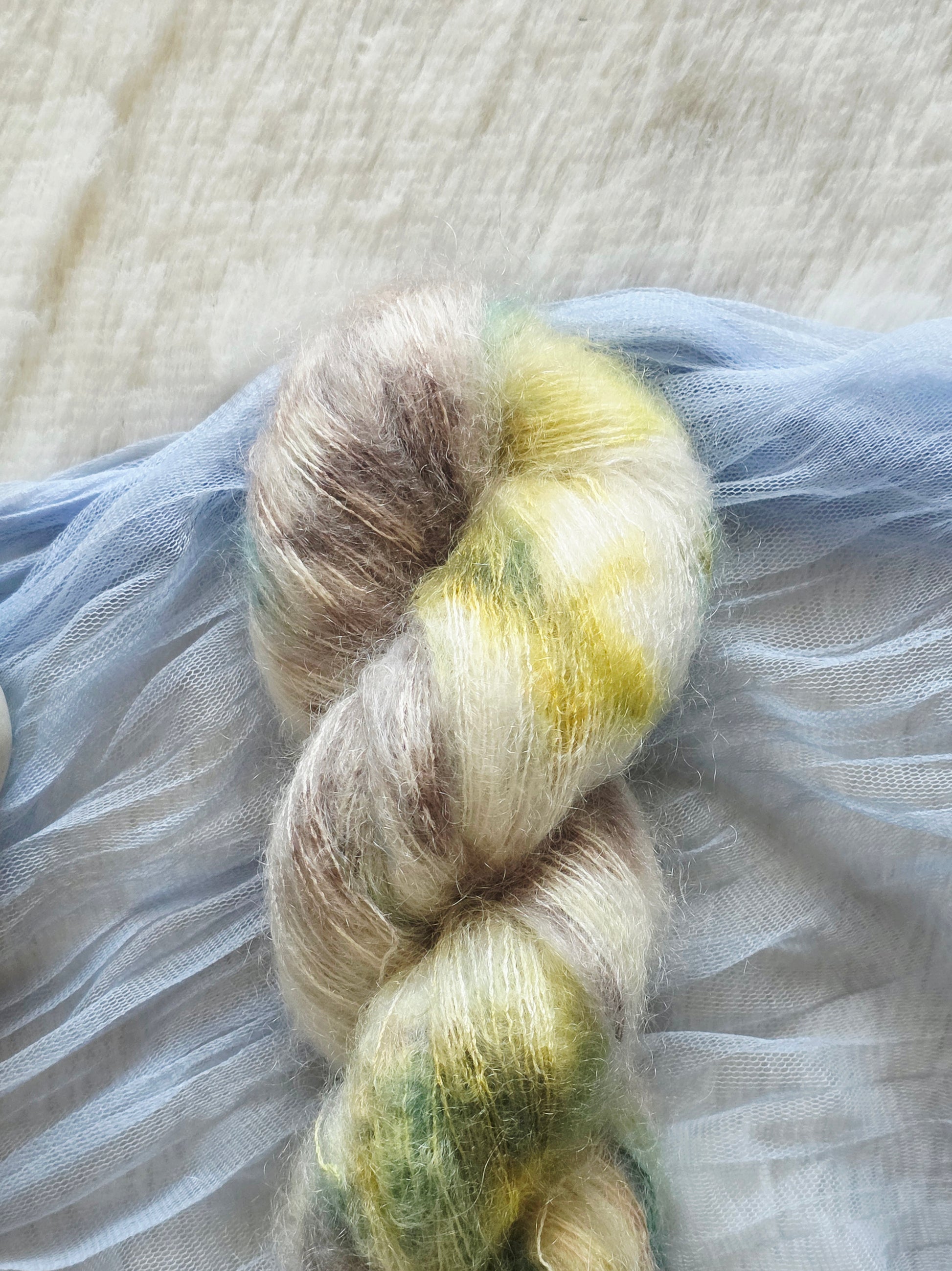 Ghost Pumpkins Mohair Wooly Owl Fibers
