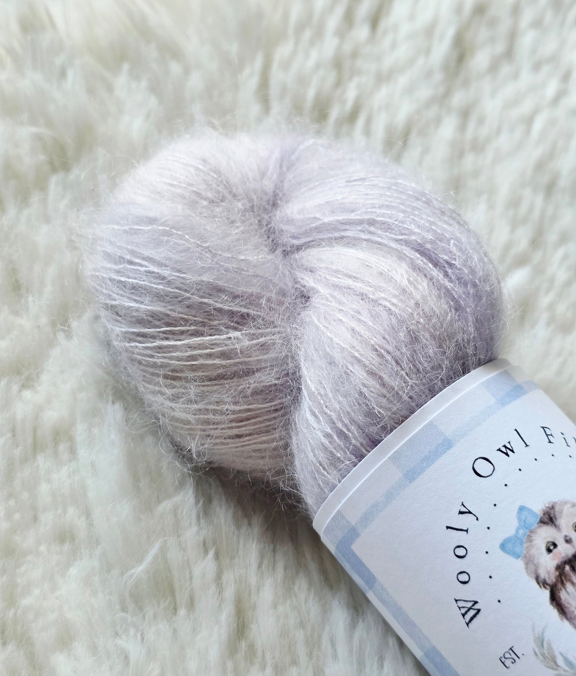 Dreamy Lilac Wooly Owl Fibers