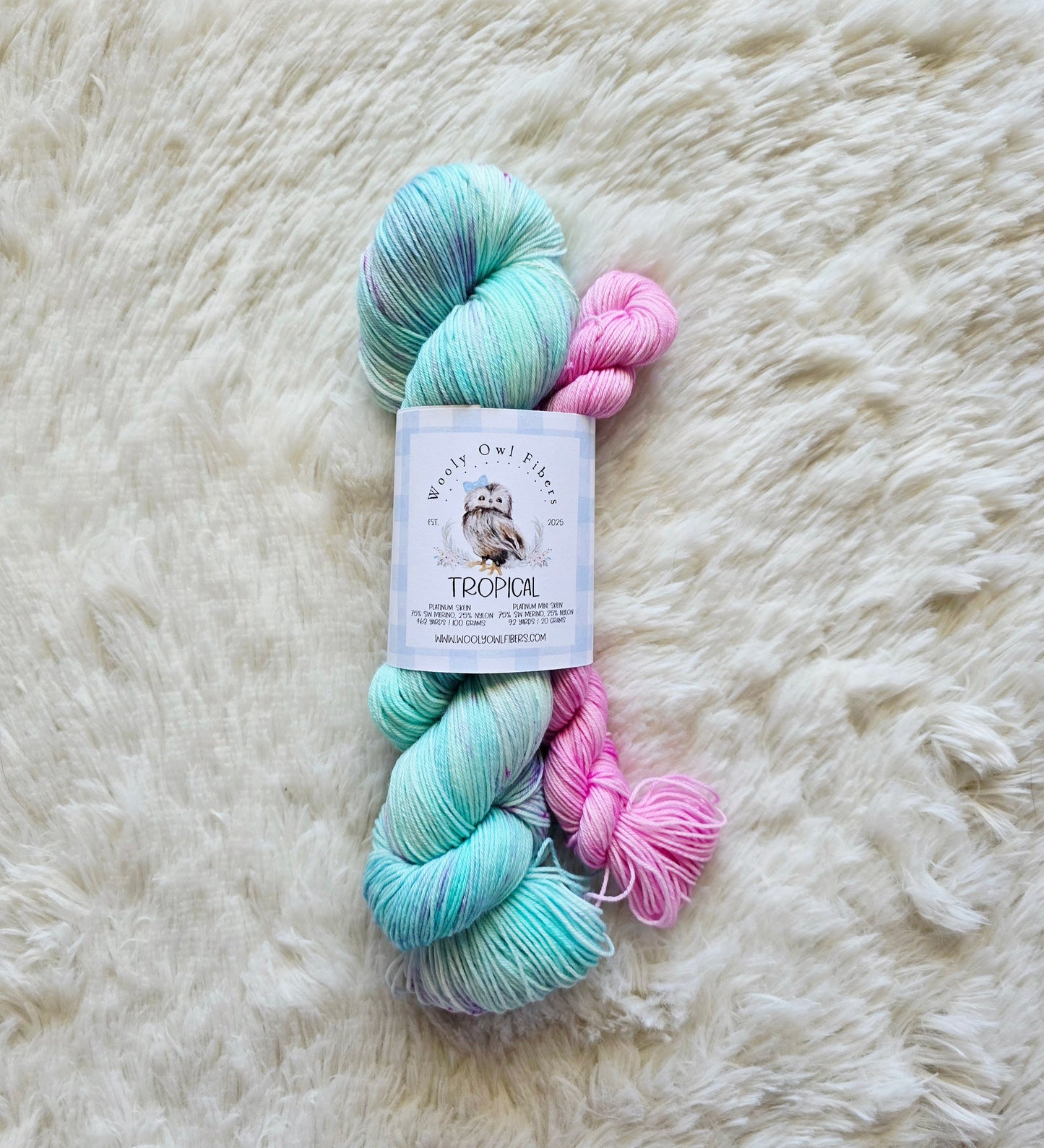Tropical Sock Kit Wooly Owl Fibers