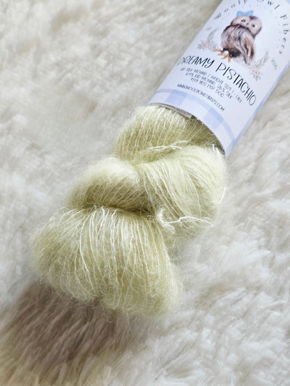 Dreamy Pistachio Wooly Owl Fibers