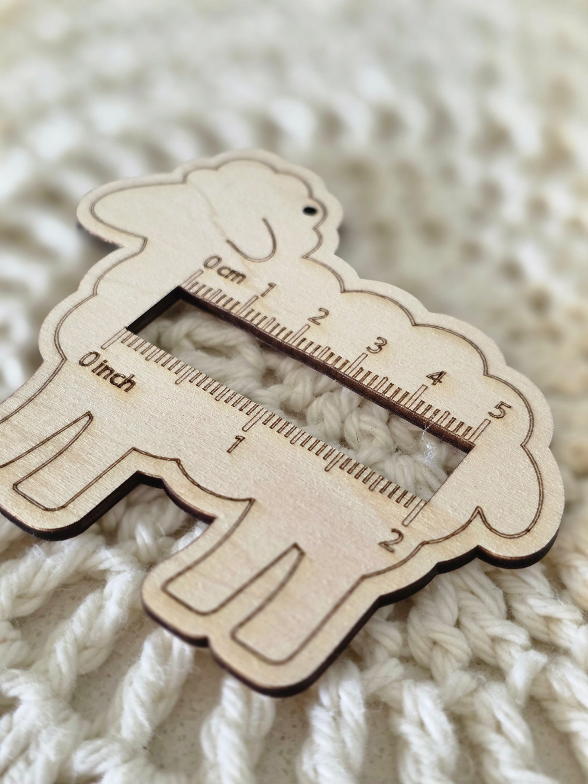 Sheep Gauge Ruler Wooly Owl Fibers