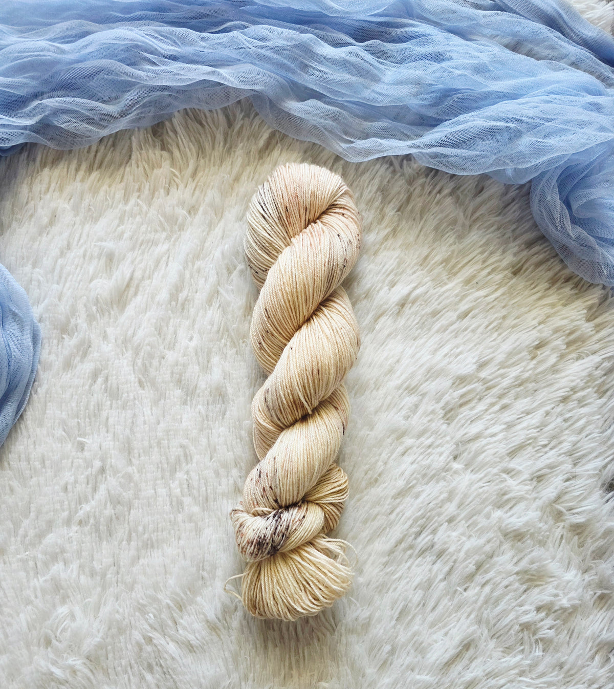 Apple Cider Donut BFL Sock Yarn Wooly Owl Fibers