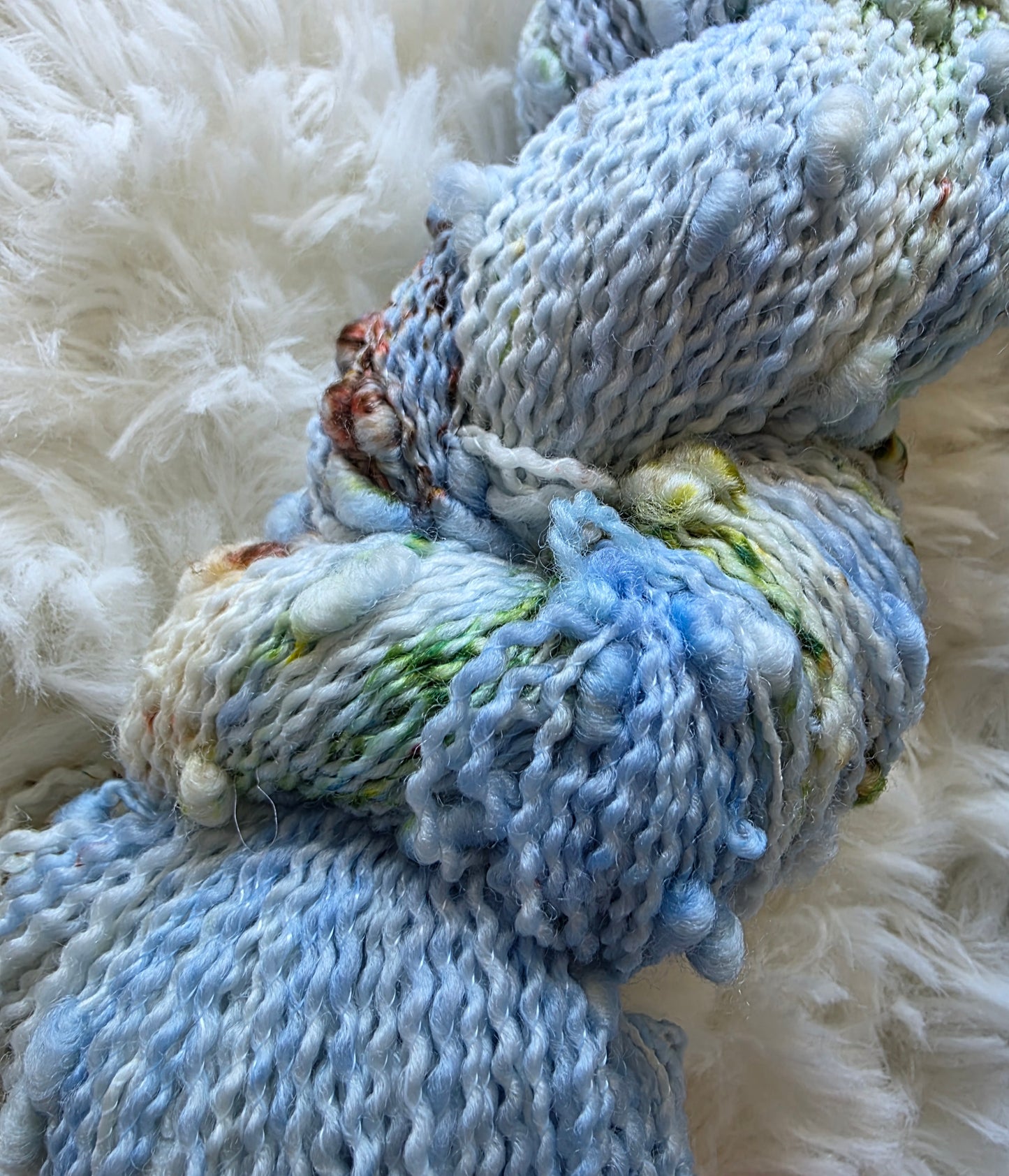 Delphinium Garden Slub Yarn