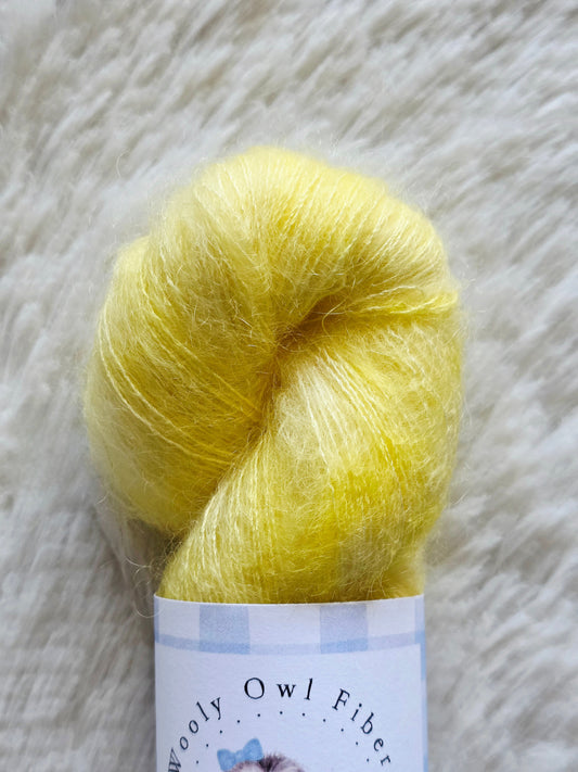 Dreamy Lemon Wooly Owl Fibers