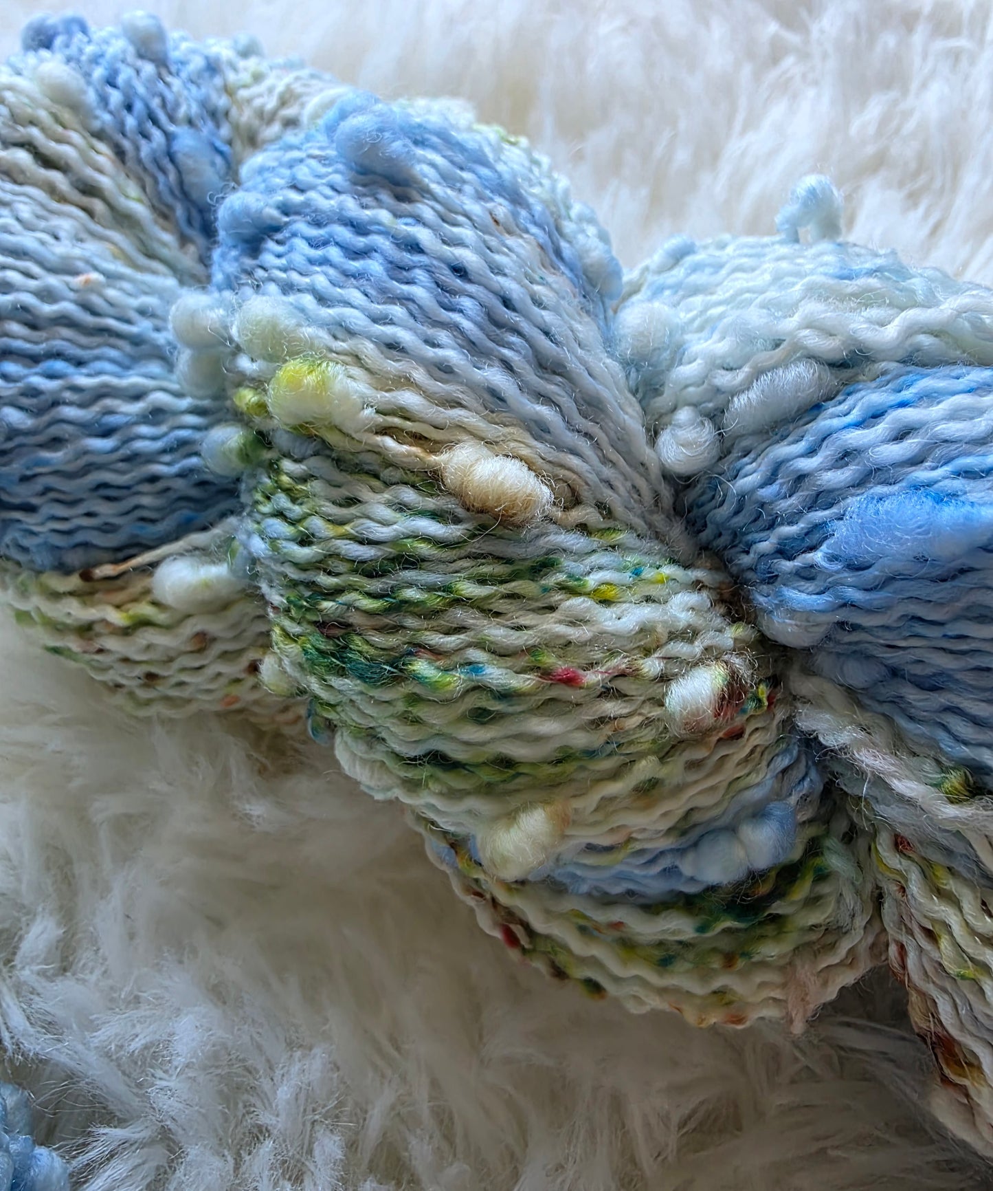 Delphinium Garden Slub Yarn