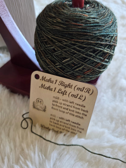 Make 1 Left & Make 1 Right - Knitter's Companion Block