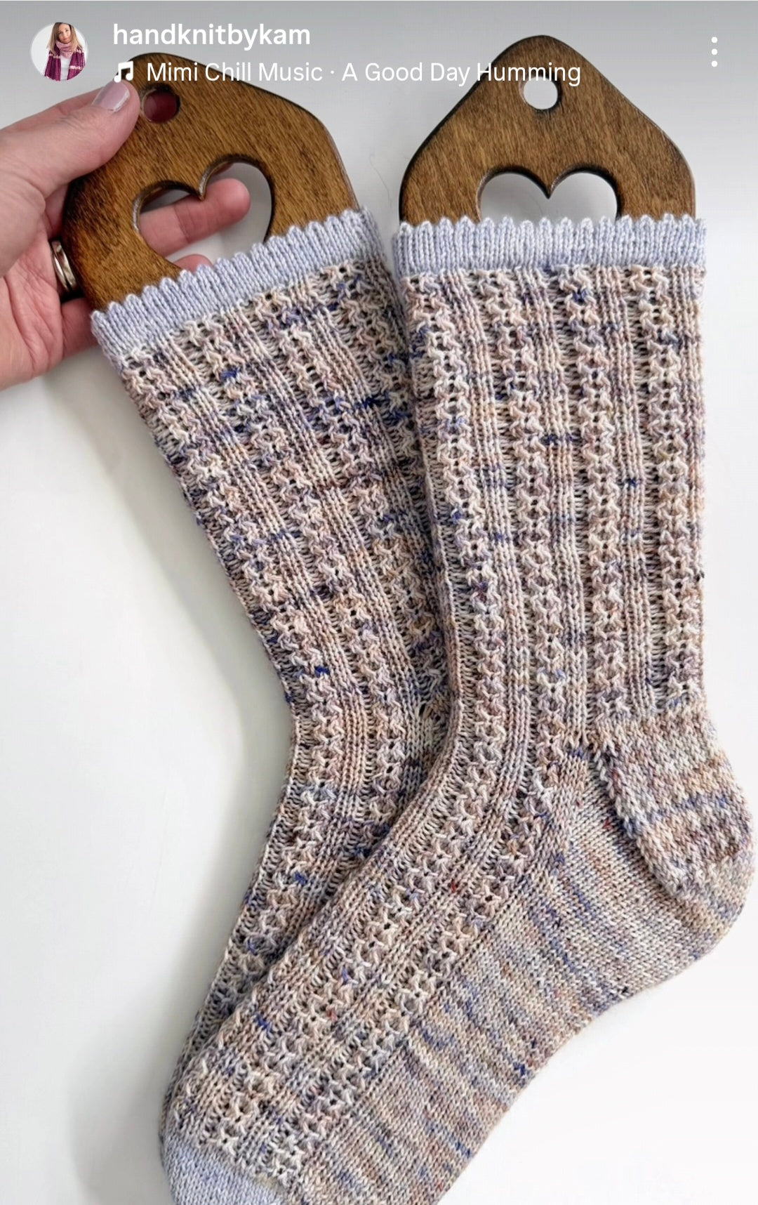 Lavender Fog Cake Sock Kit Wooly Owl Fibers