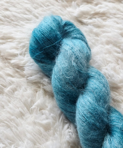 Dreamy Teal Wooly Owl Fibers