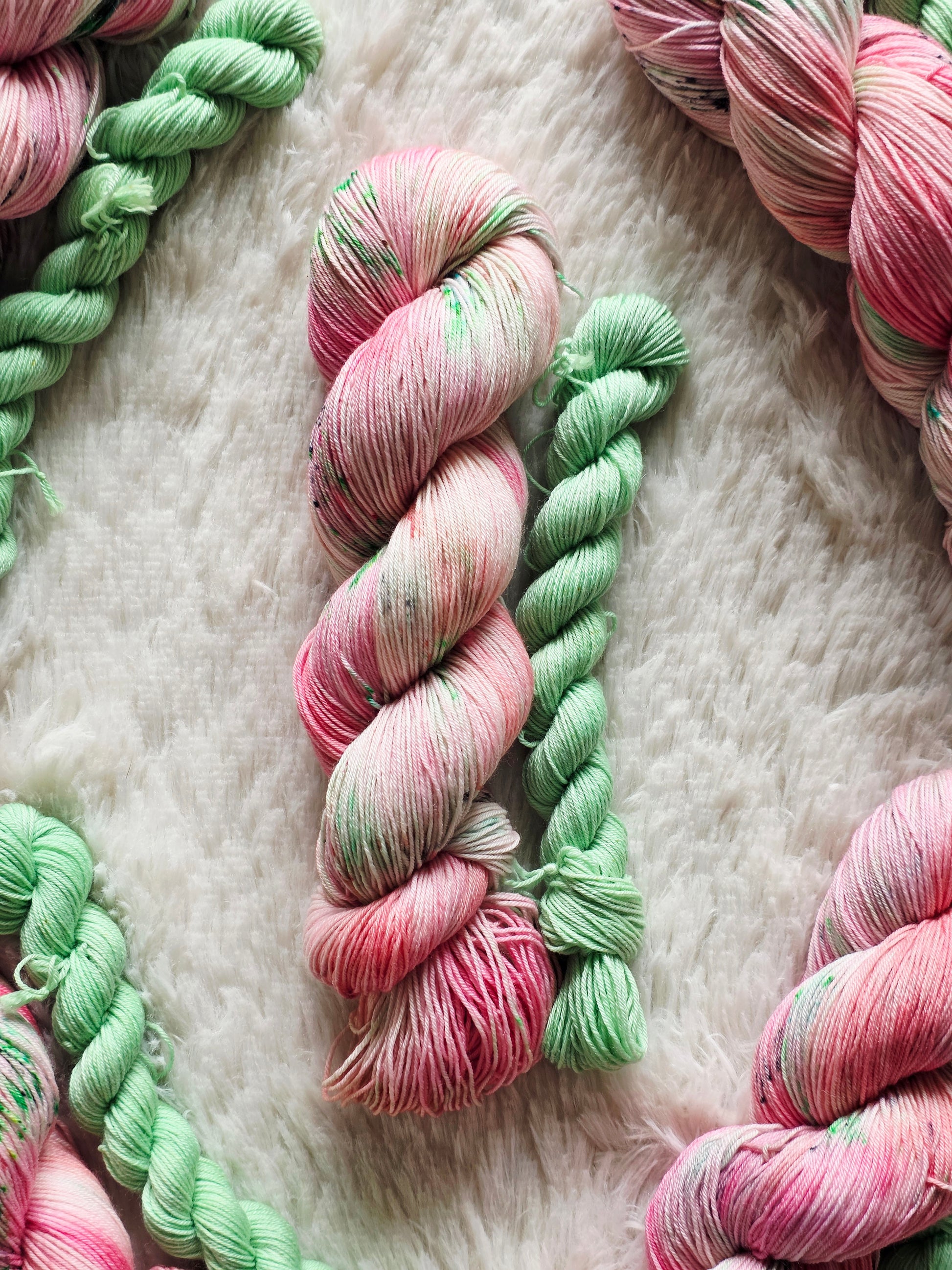 The Watermelon Stand Sock Kit Wooly Owl Fibers
