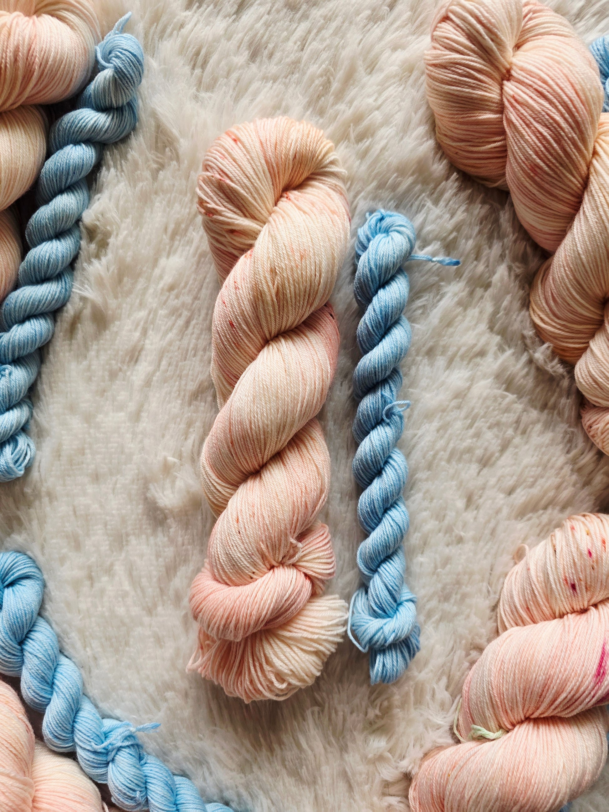 Peach Stand Sock Kit Wooly Owl Fibers