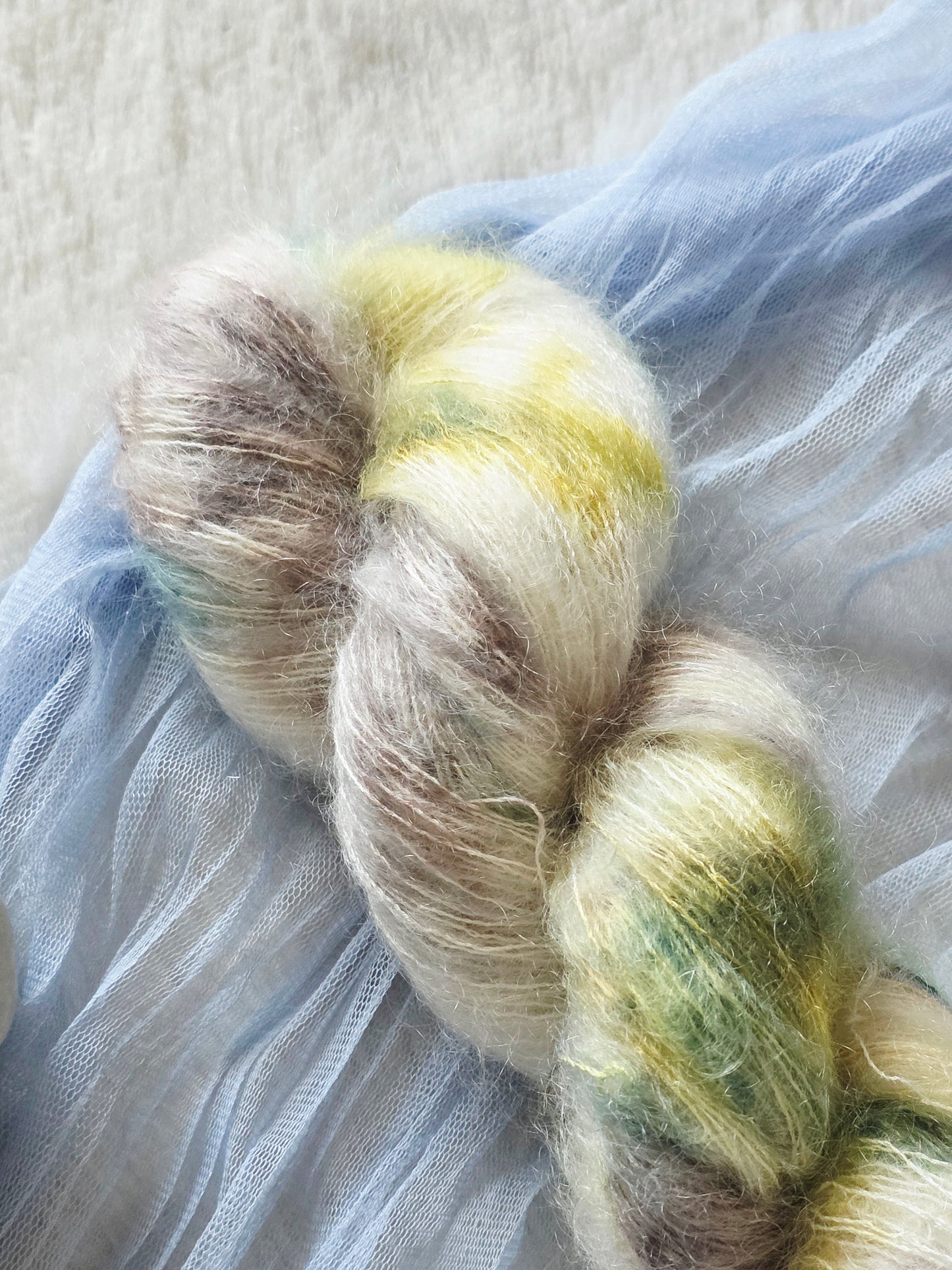 Ghost Pumpkins Mohair Wooly Owl Fibers