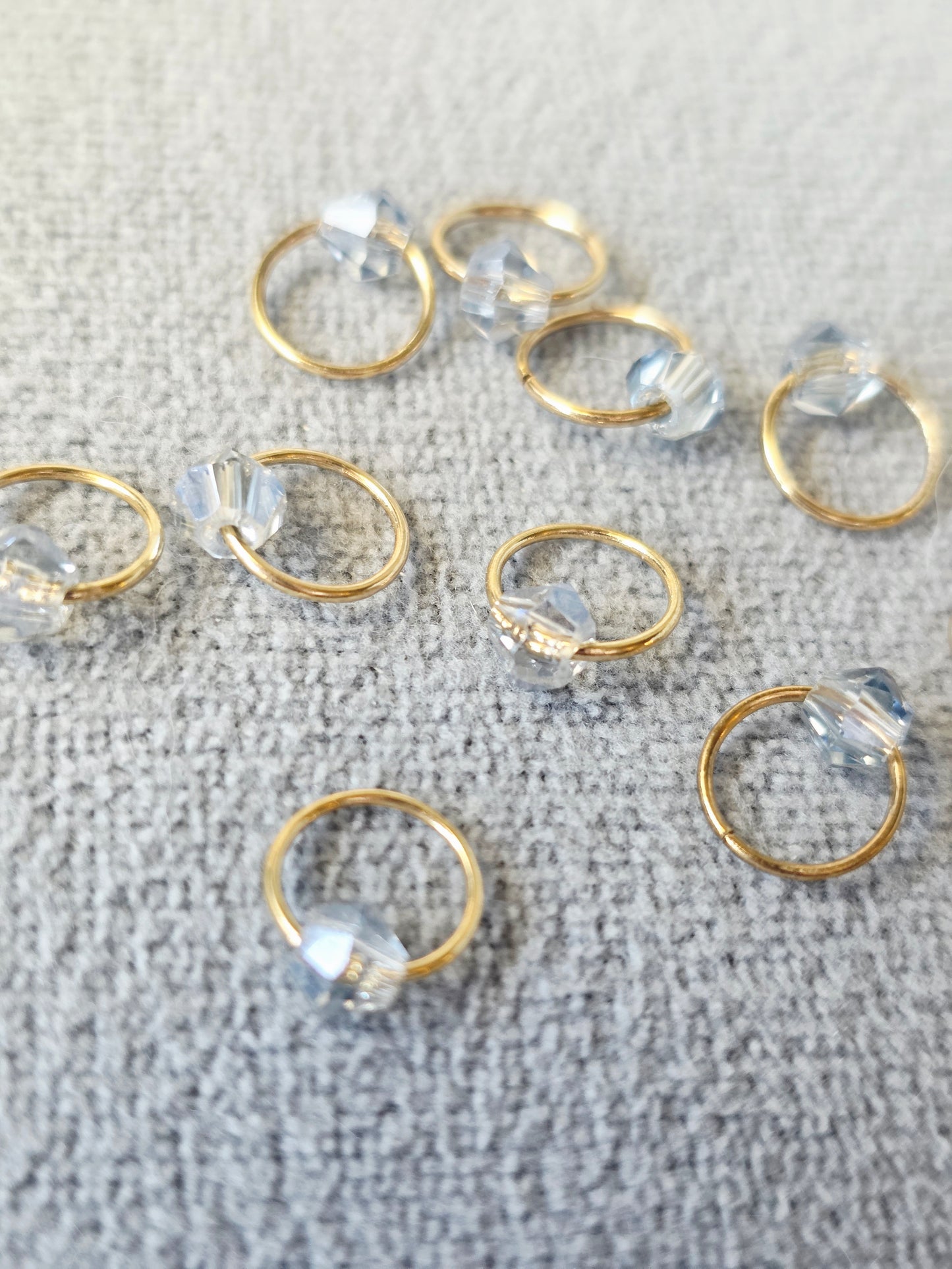 Wooly Owl Fibers Themed Stitch Markers (set of 10) Wooly Owl Fibers
