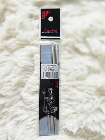 Double Points - 6" (15 cm), SS - US 1 - 2.25mm Wooly Owl Fibers
