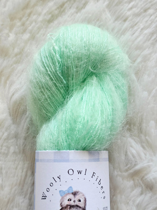 Dreamy Mint Wooly Owl Fibers