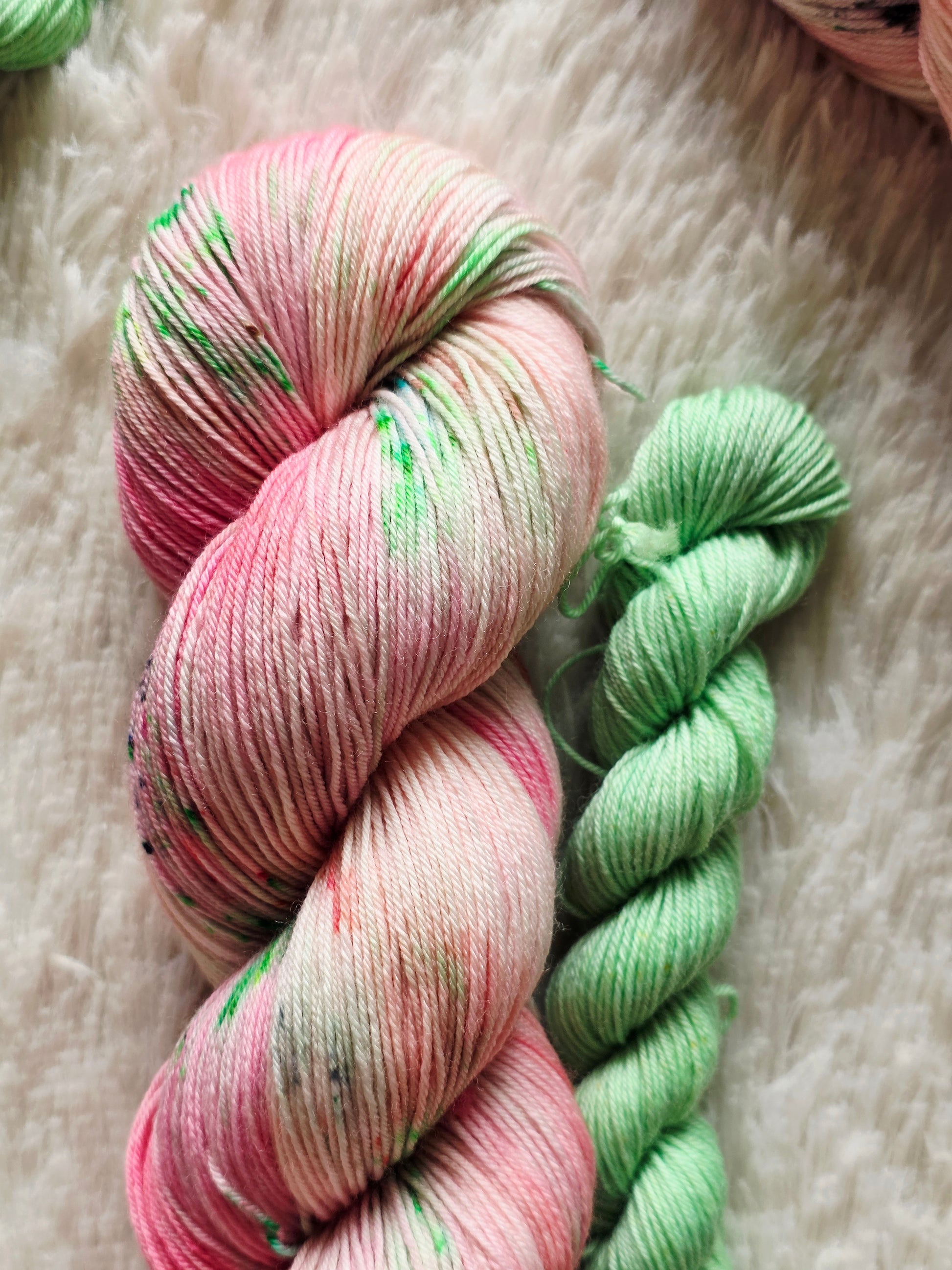 The Watermelon Stand Sock Kit Wooly Owl Fibers