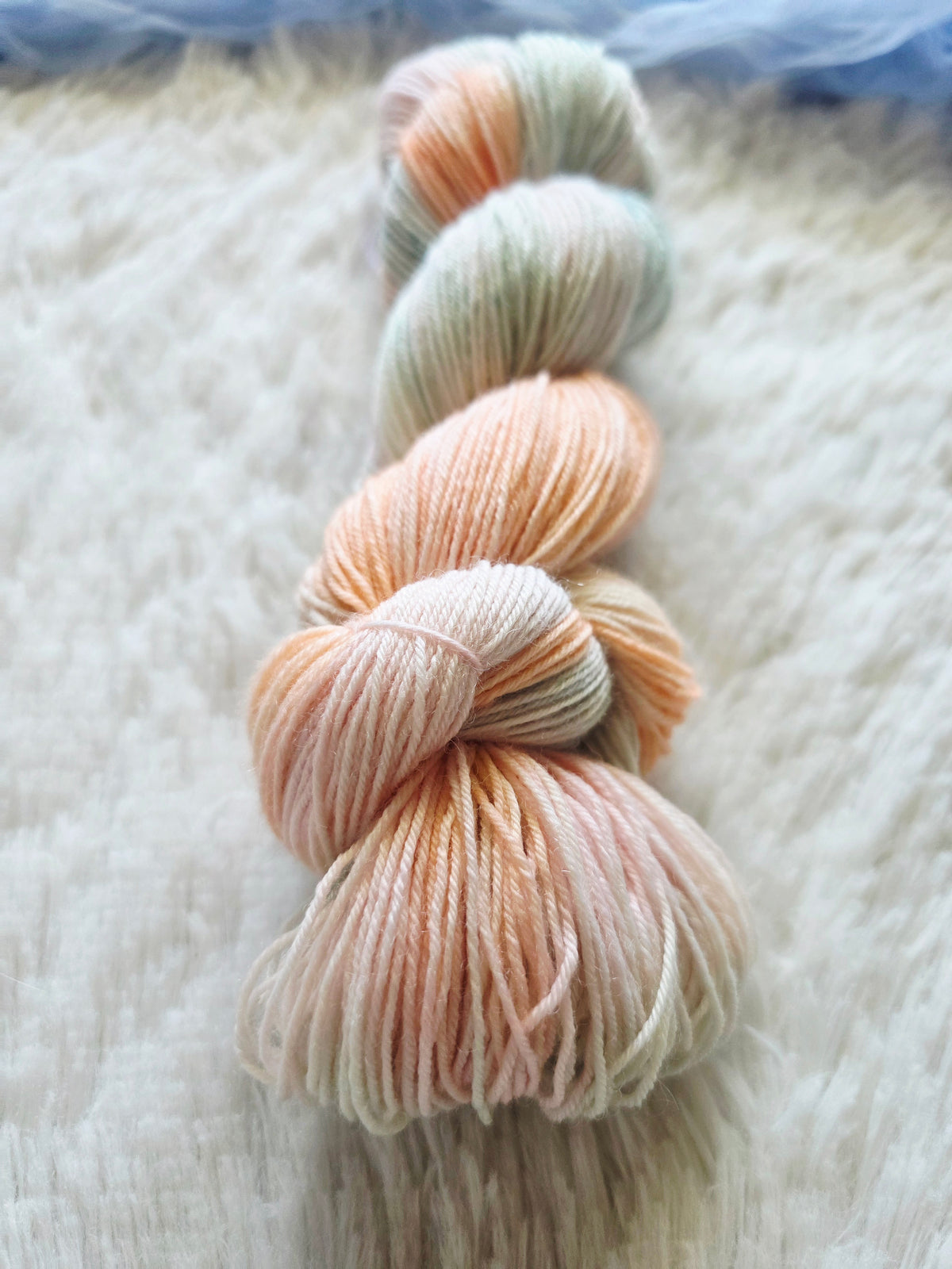 Heirloom Pumpkins BFL Sock Yarn Wooly Owl Fibers