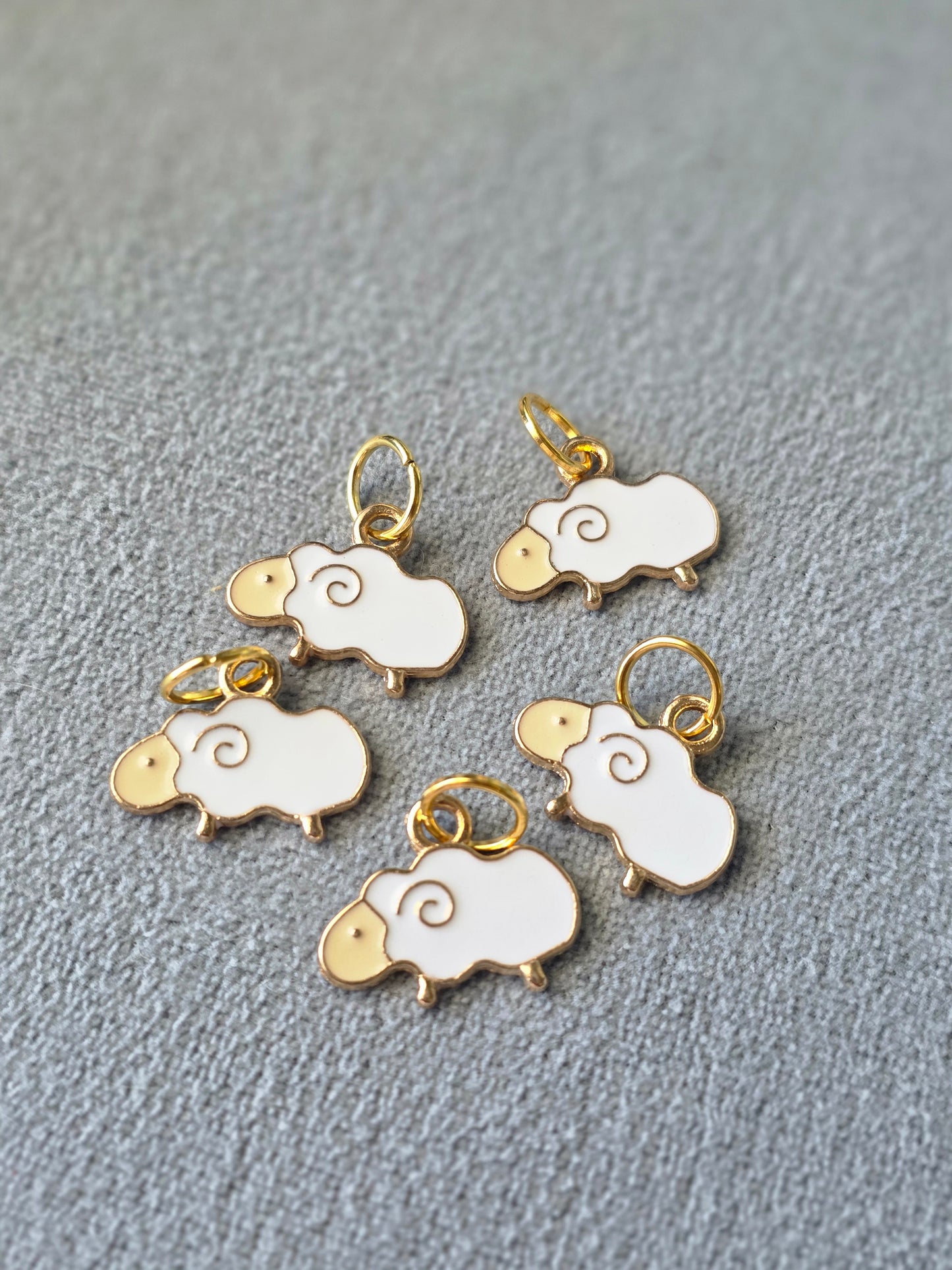 Sheep Stitch Markers (set of 5) Wooly Owl Fibers