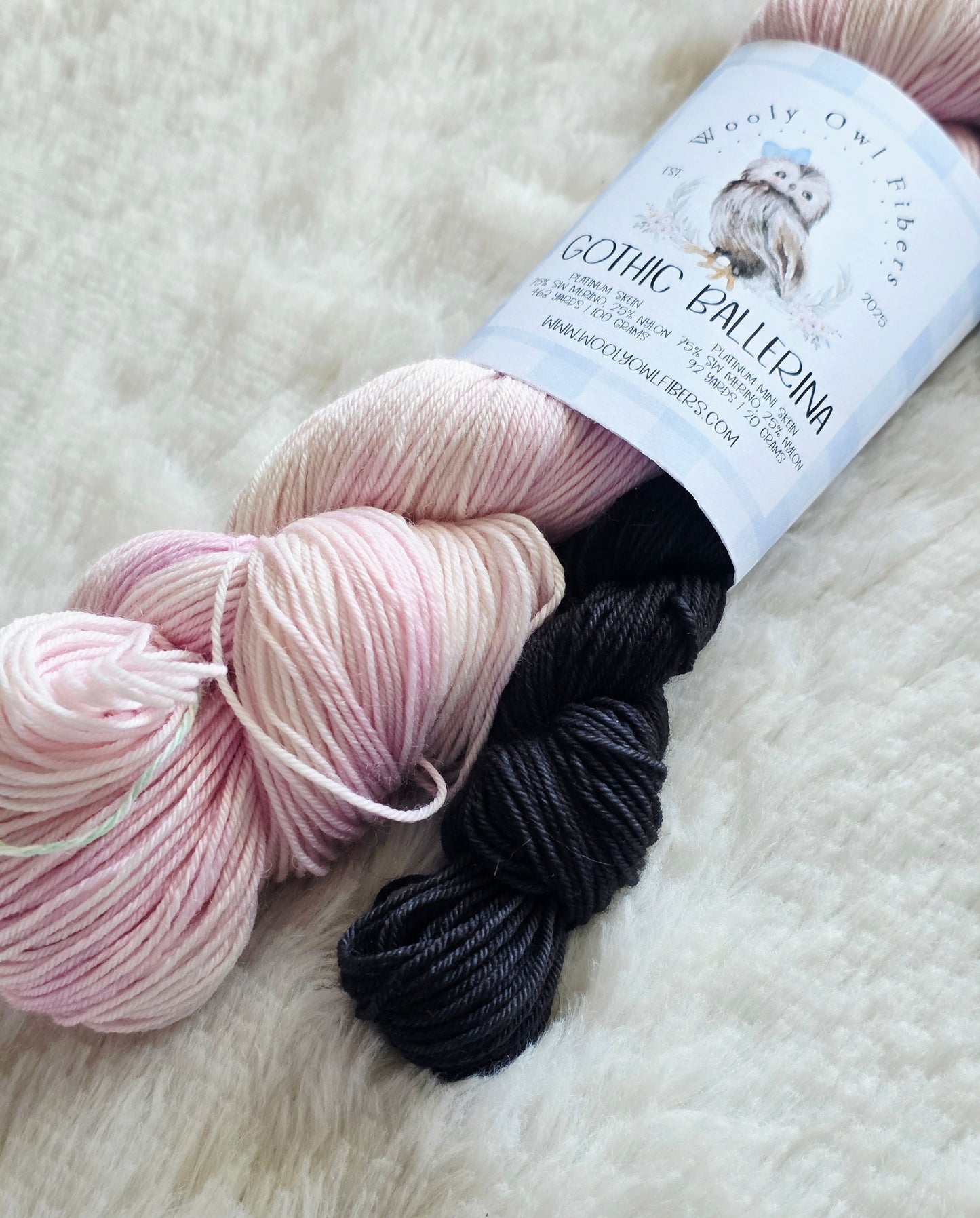 Gothic Ballerina Sock Kit Wooly Owl Fibers