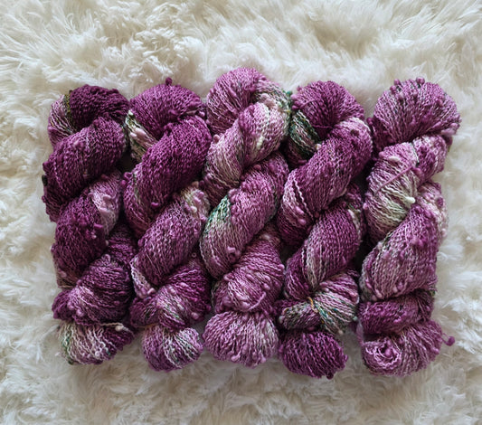 Blackberry Bush Slub Yarn 2 Pack Bundle