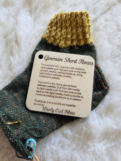 German Short Rows - Knitter's Companion Block