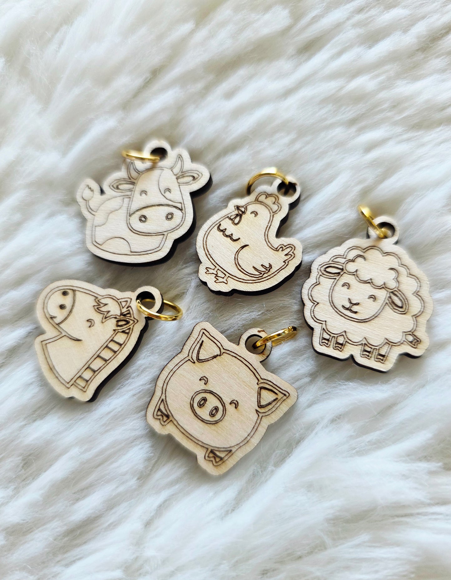 Down On The Farm Markers Set (5)