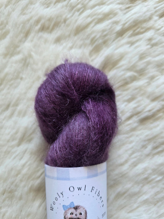 Dreamy Eggplant Wooly Owl Fibers
