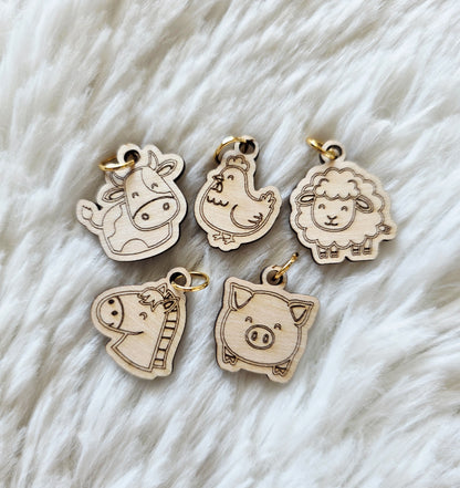 Down On The Farm Markers Set (5)