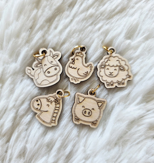 Down On The Farm Markers Set (5)