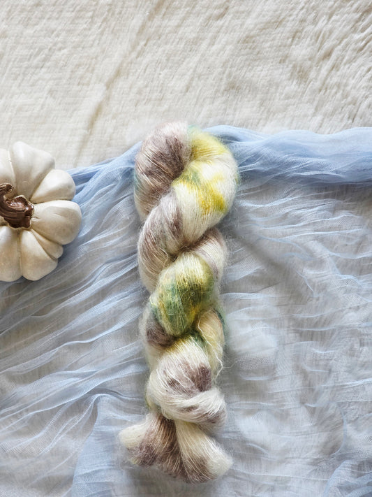 Ghost Pumpkins Mohair Wooly Owl Fibers