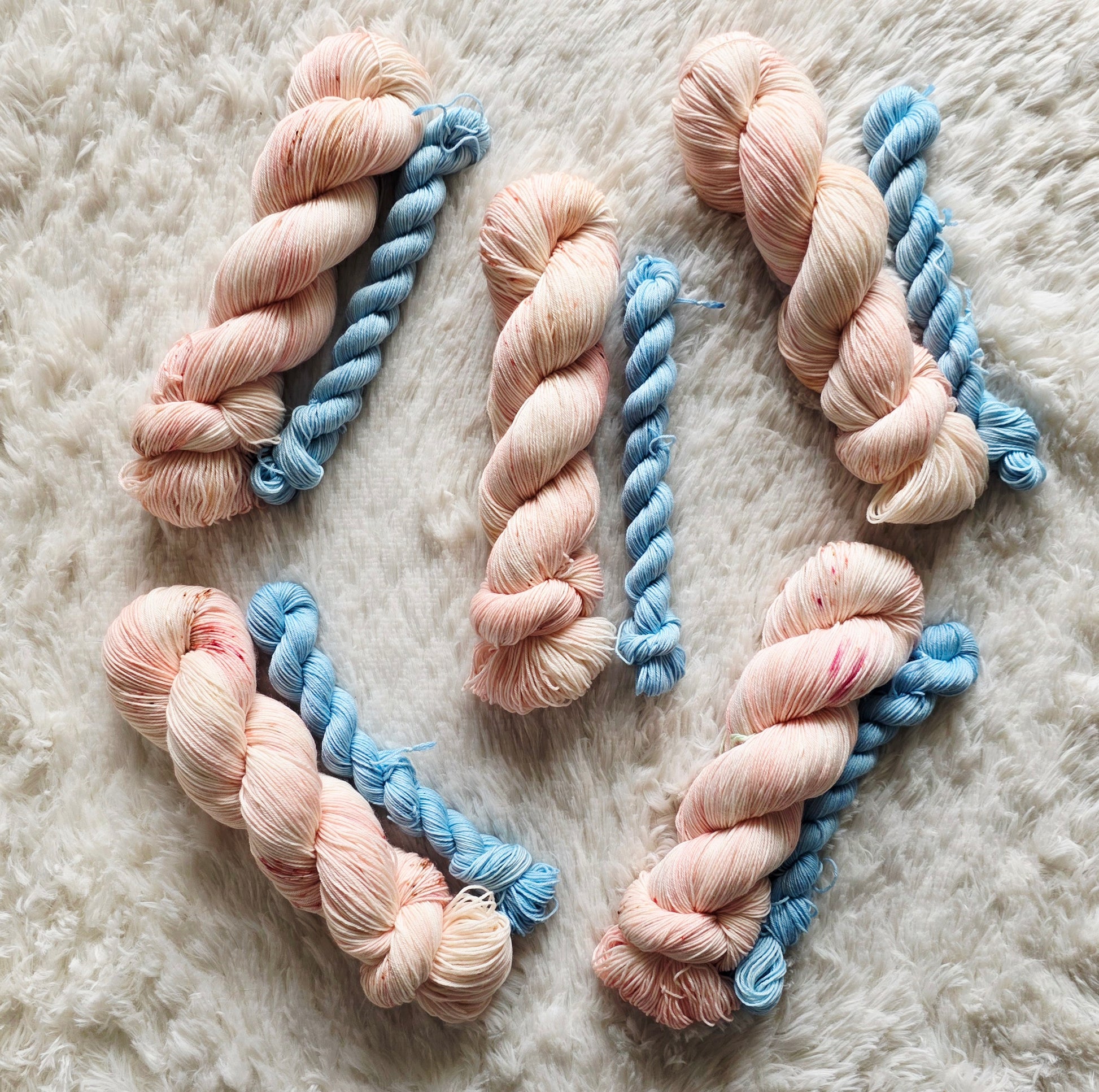 Peach Stand Sock Kit Wooly Owl Fibers