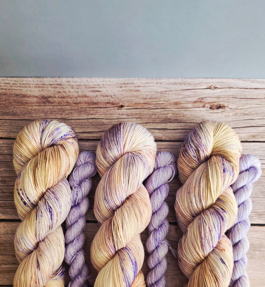 Lavender Fog Cake Sock Kit