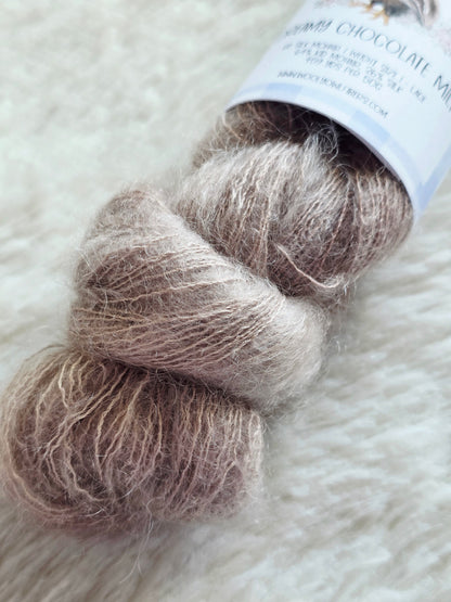 Dreamy Chocolate Milk Wooly Owl Fibers
