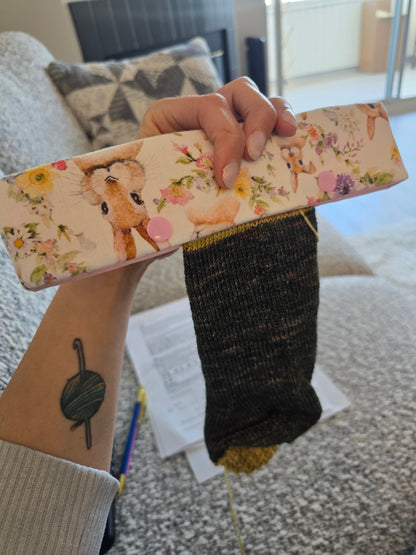 Bunny Among the Flowers Needle Case