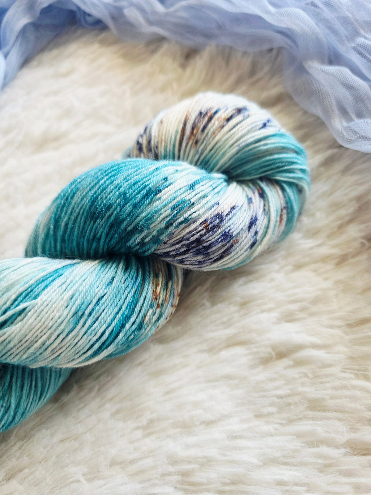 Old Farm Truck BFL Sock Yarn Wooly Owl Fibers