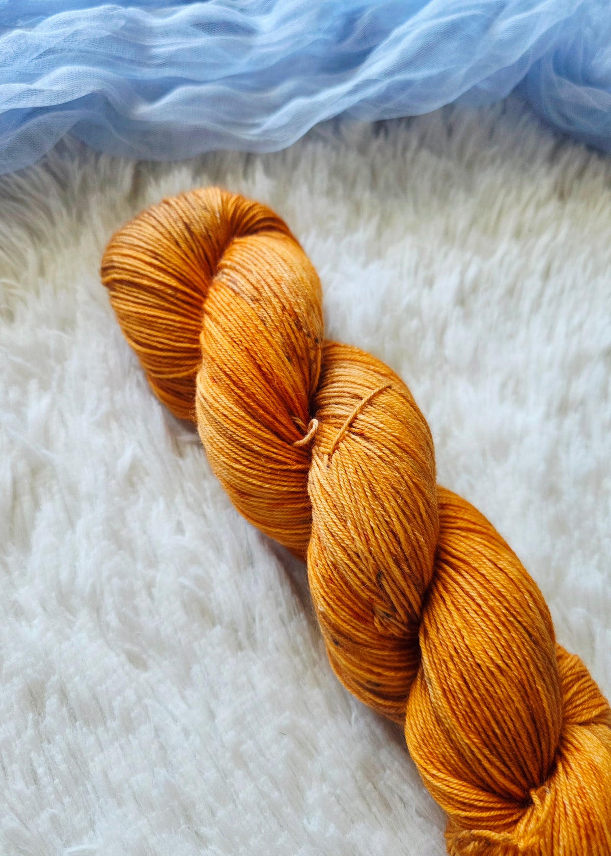 Pumpkins BFL Sock Yarn Wooly Owl Fibers