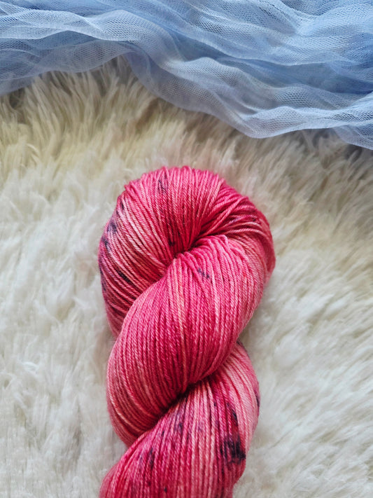 Little Red Wagon BFL Sock Yarn Wooly Owl Fibers