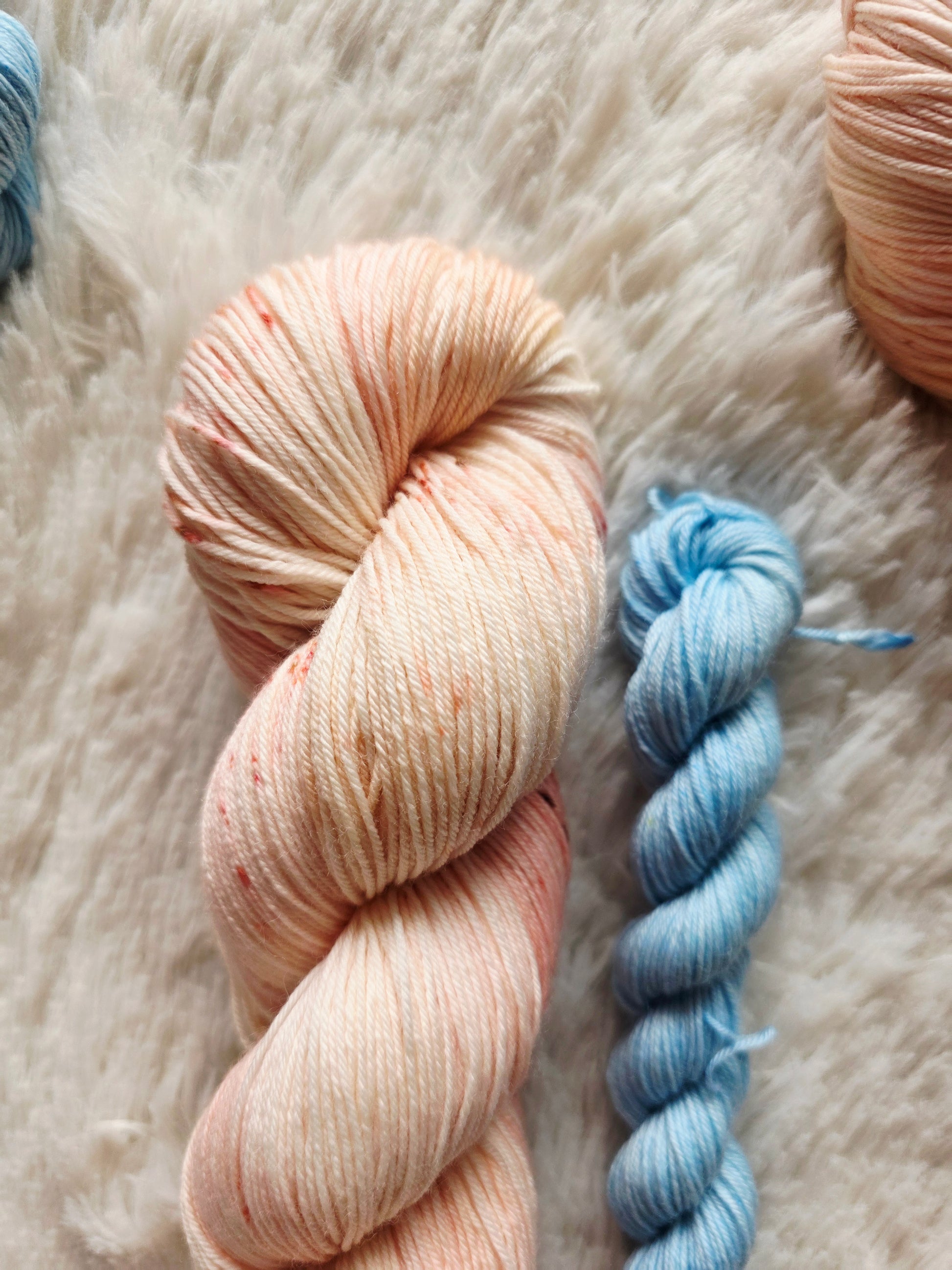 Peach Stand Sock Kit Wooly Owl Fibers
