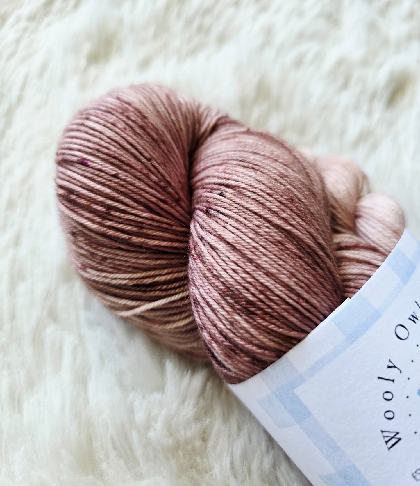 Chocolatey Brown Sock Kit Wooly Owl Fibers