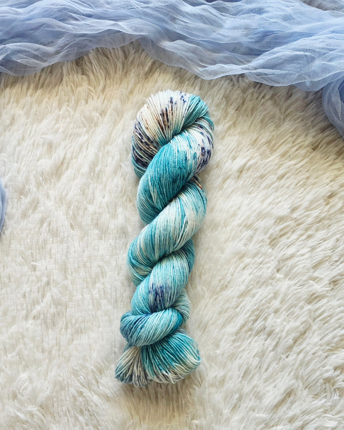 Old Farm Truck BFL Sock Yarn Wooly Owl Fibers
