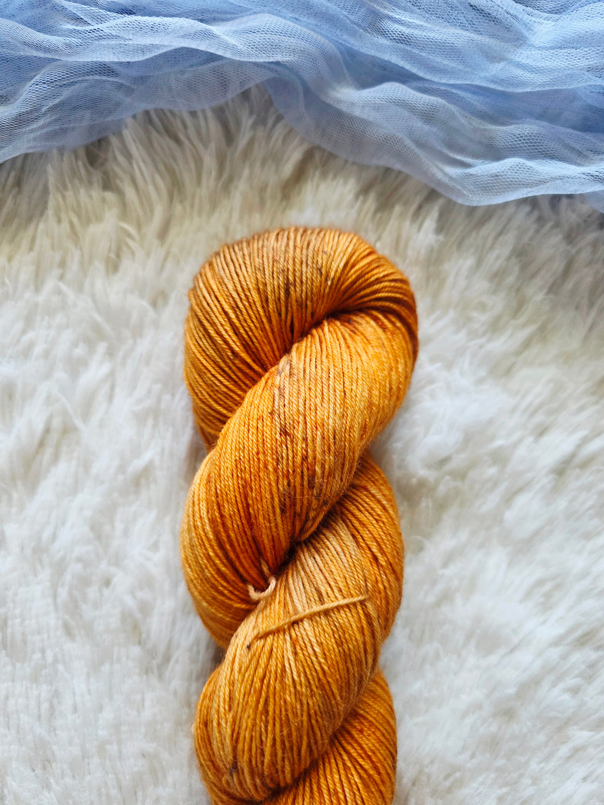 Pumpkins BFL Sock Yarn Wooly Owl Fibers