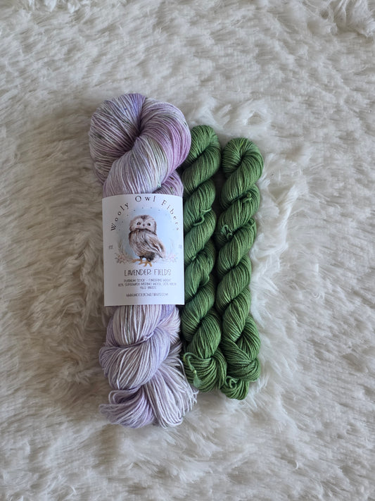 Lavender Fields sock kit