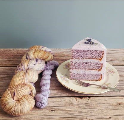 Lavender Fog Cake Sock Kit
