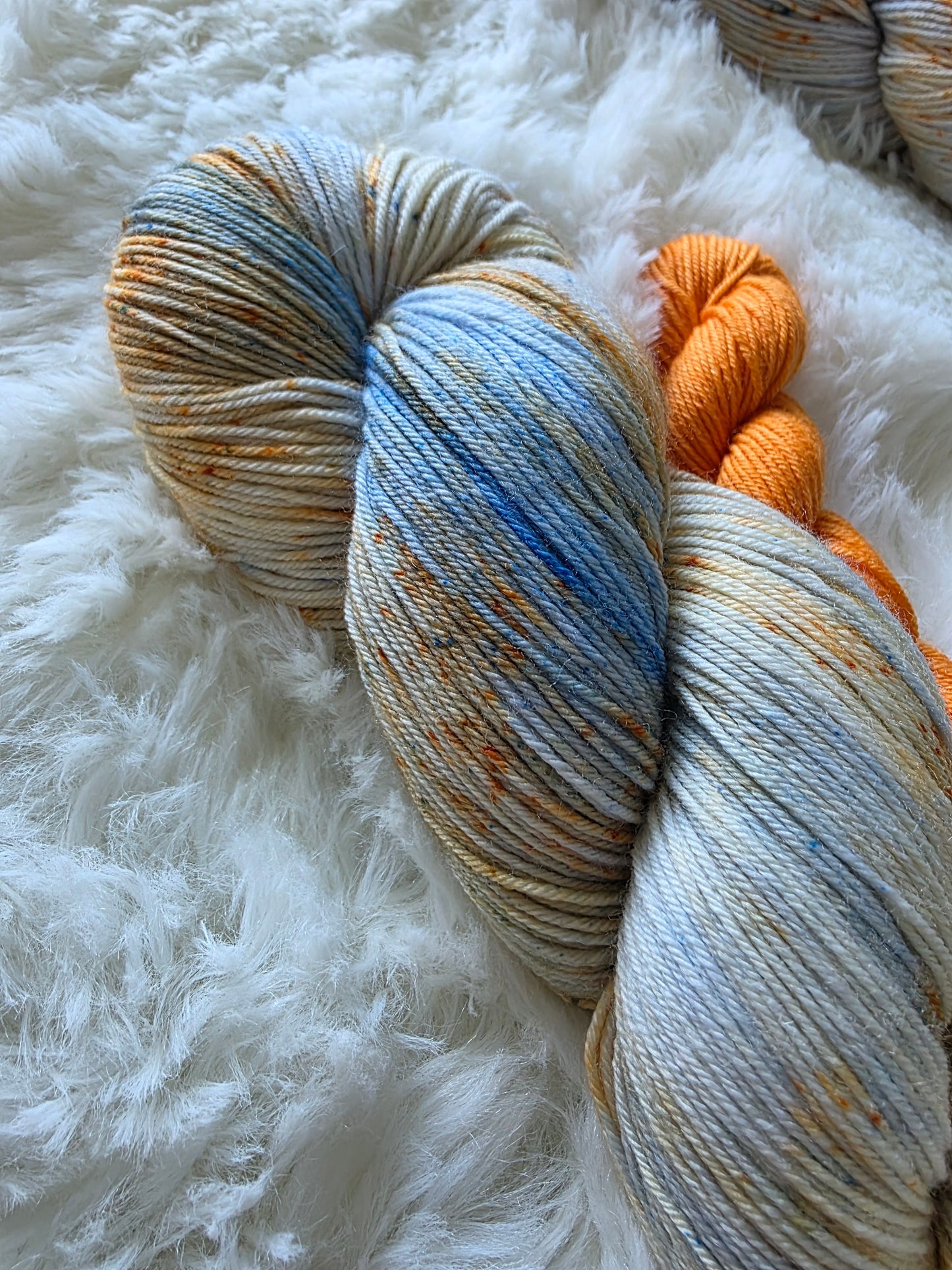 Blue Sky's & Falling Leaves Sock Kit
