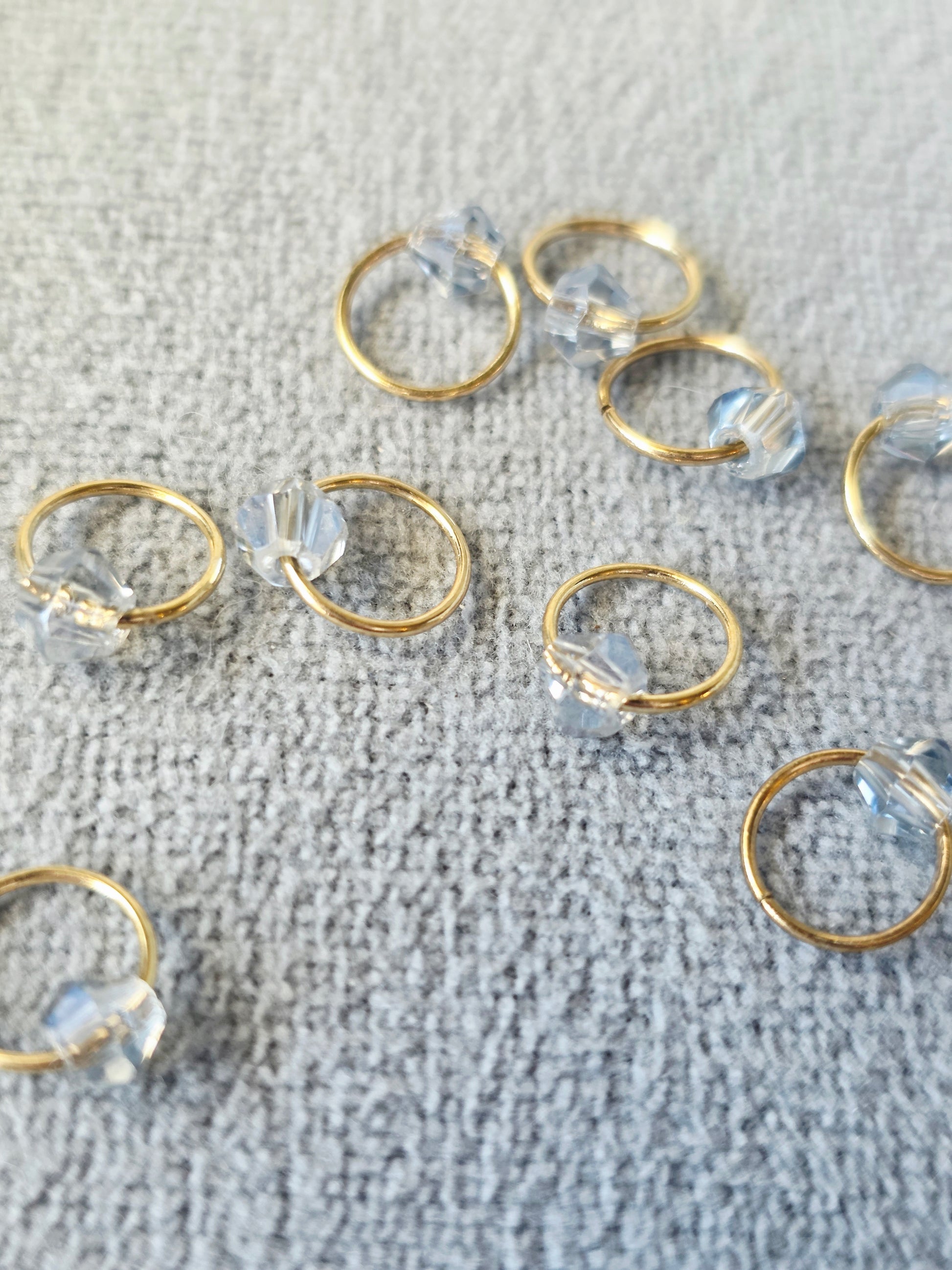 Wooly Owl Fibers Themed Stitch Markers (set of 10) Wooly Owl Fibers