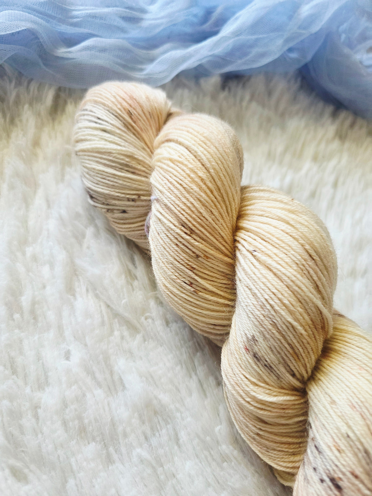 Apple Cider Donut BFL Sock Yarn Wooly Owl Fibers